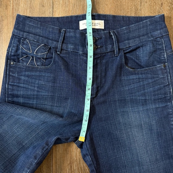 Habitual High Rise Flared Jeans Dark Blue 27 - Picture 5 of 12